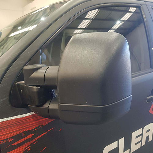 Clearview Next Gen Tow Mirrors Suitable For Toyota Hilux 2015-07/25 Revo (N80) (Electric, Black) (Pair) - CVNG-TH-2015-EB